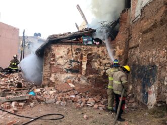 Colapsa una vivienda