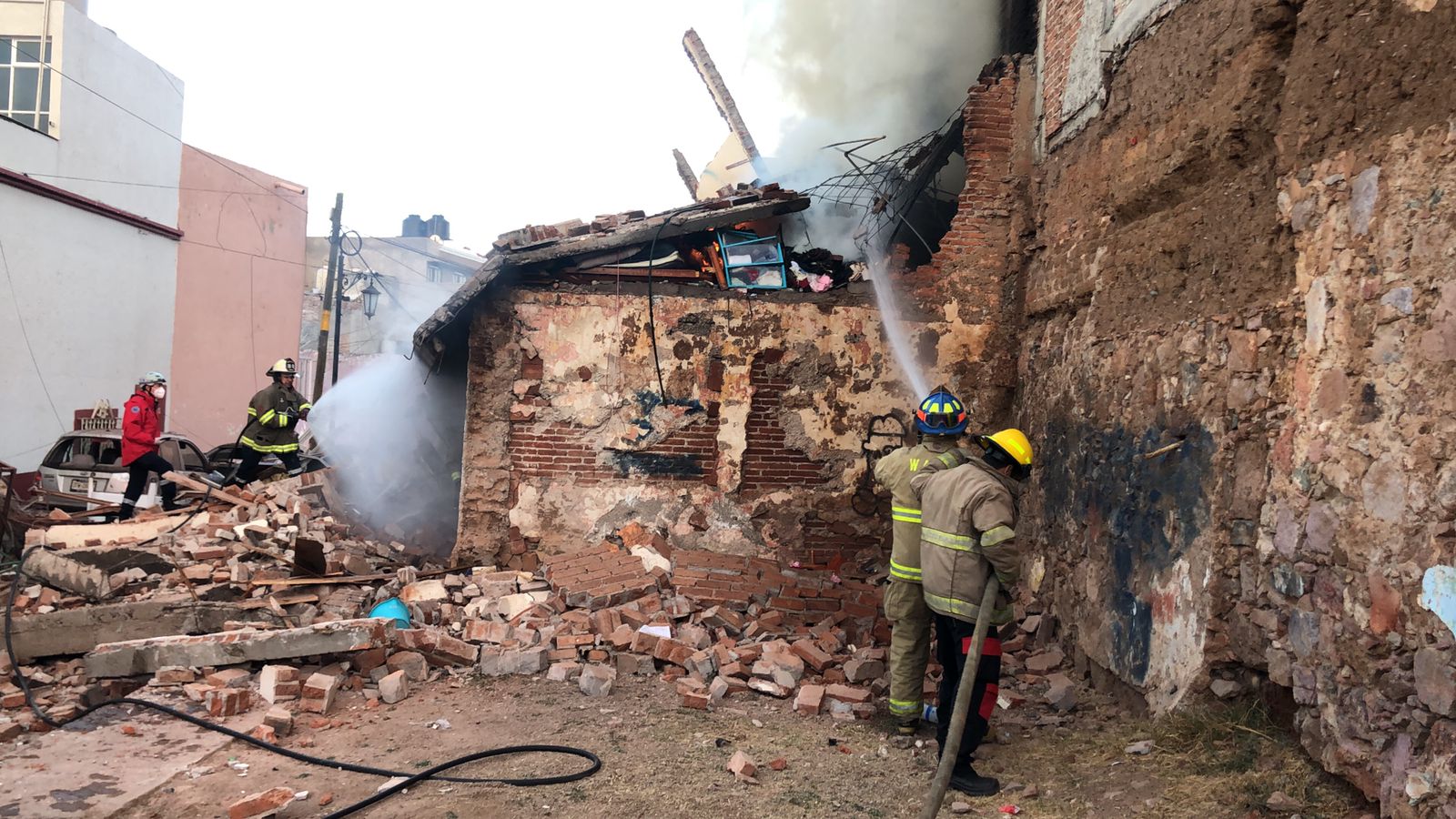 Colapsa una vivienda