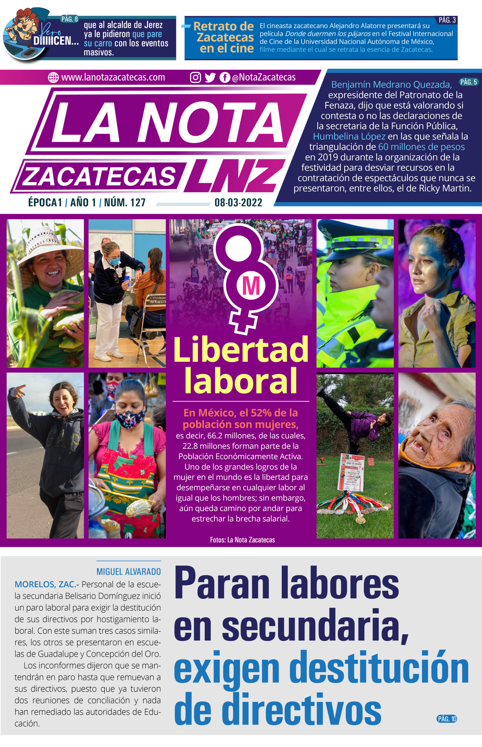 La Nota Zacatecas 8/03/22