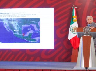 No hay daños graves por el sismo de 6.2: AMLO