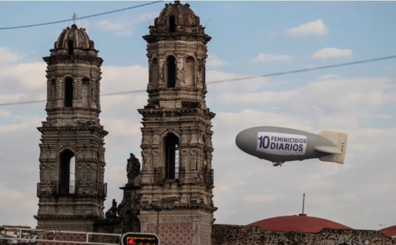 Feministas toman el cielo; ahí no hay límites