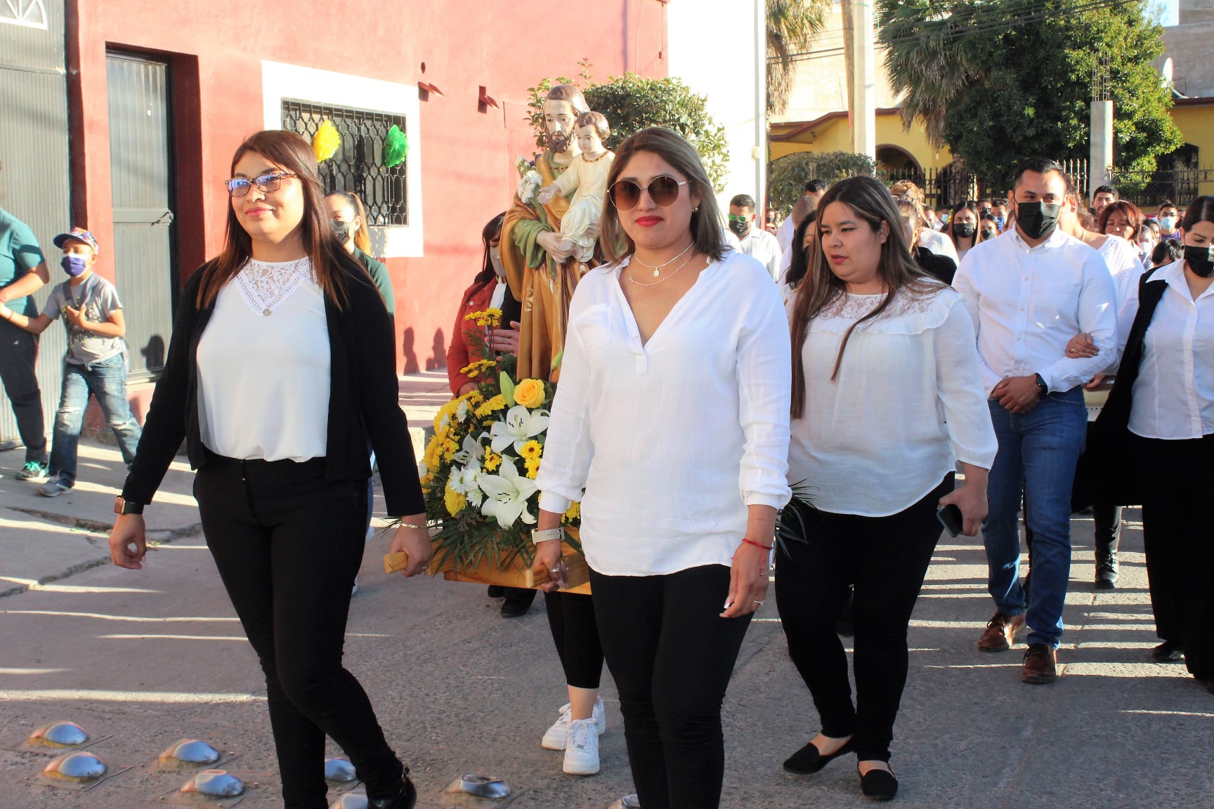 Peregrinan en honor al señor San José