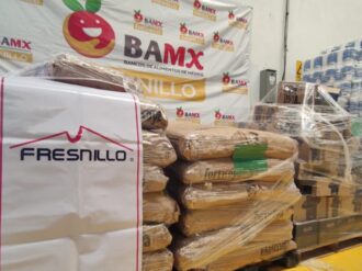 Entrega Fresnillo plc comida al Banco de Alimentos
