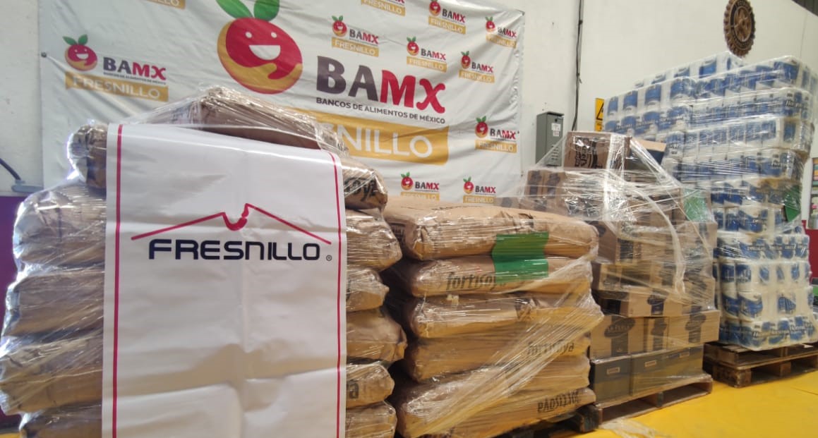 Entrega Fresnillo plc comida al Banco de Alimentos