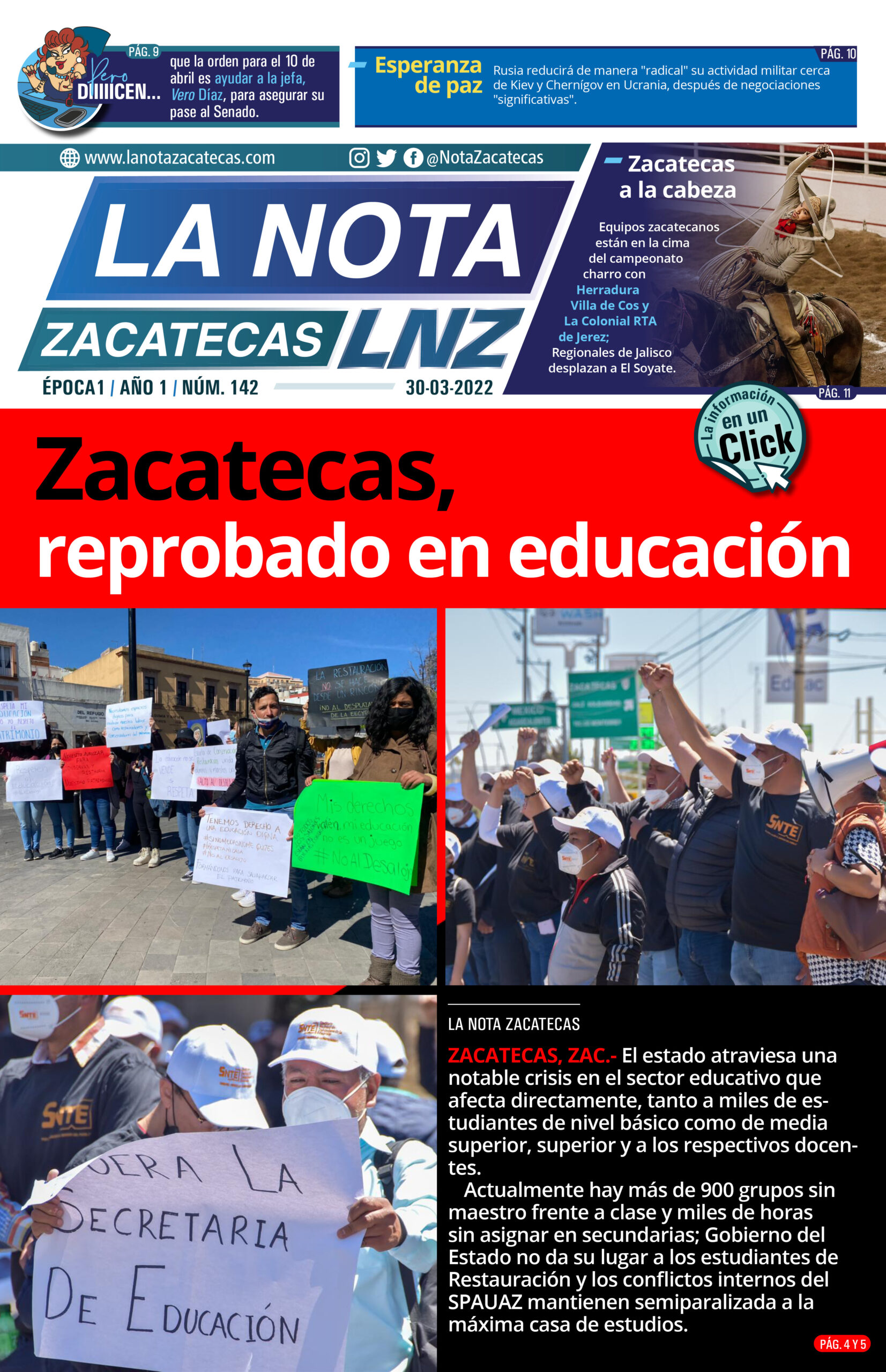 La Nota Zacatecas 30/03/22