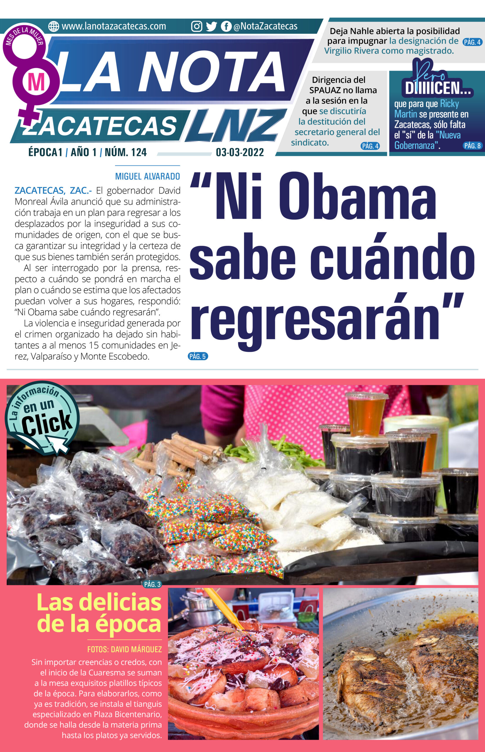 La Nota Zacatecas 3/03/22