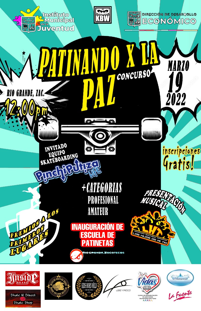 Anuncian concurso de skate en Río Grande