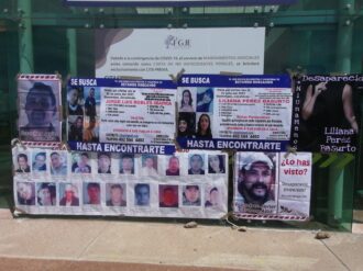 Familiares de desaparecidos exigen respuestas a la FGJE