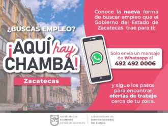 Aquí Hay Chamba, herramienta que impulsa la creación de empleo en el estado