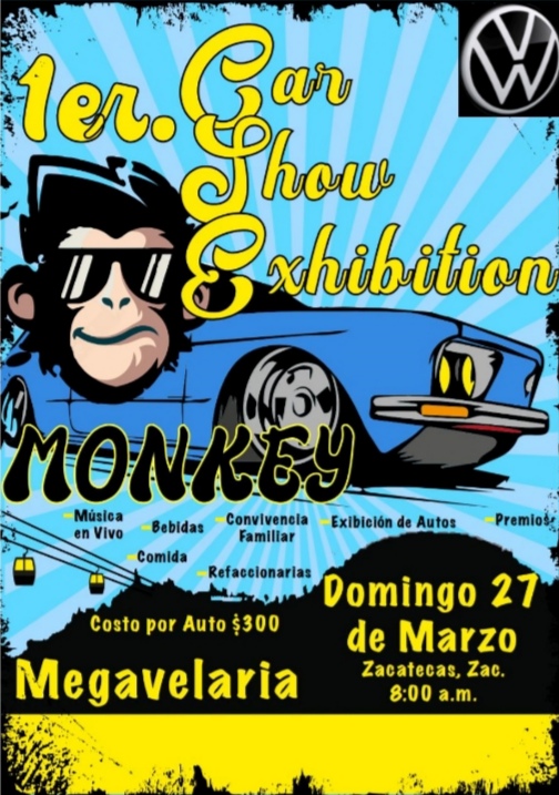 Car Show Exhibition Monkey: evento para disfrutar en familia
