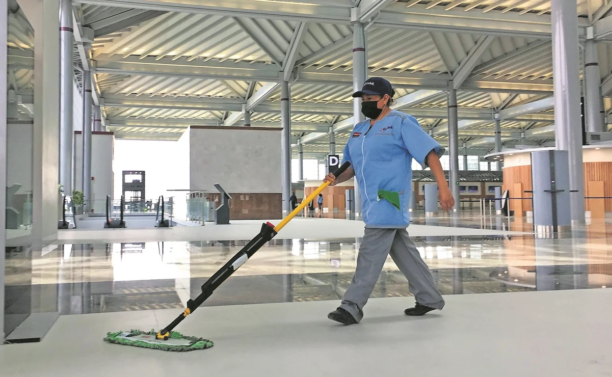Para limpiar Aeropuerto Felipe Ángeles, 1,200 trabajadores y 190 mdp