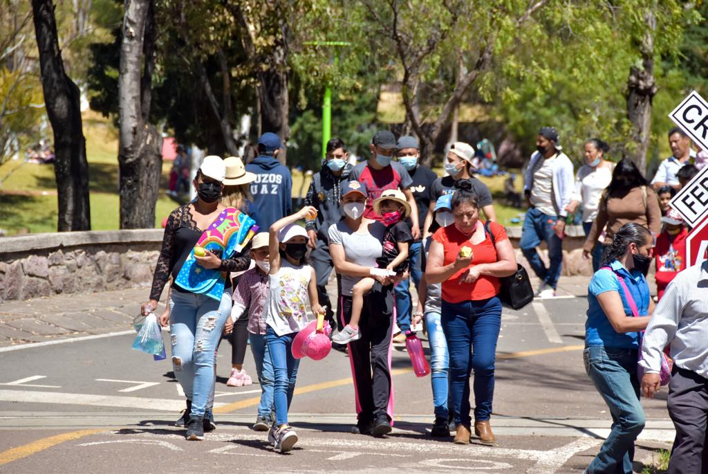 Disfrutan en familia