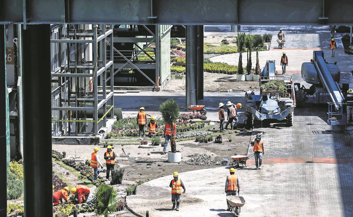 Obras en AIFA, a marchas forzada