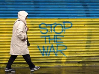 Ucranianos residentes en Reino Unido se preparan para ir a combatir a su país