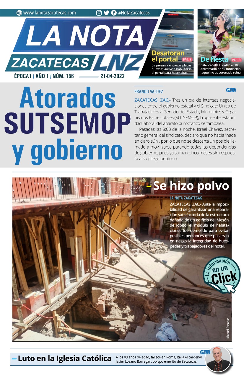 La Nota Zacatecas 21/04/22