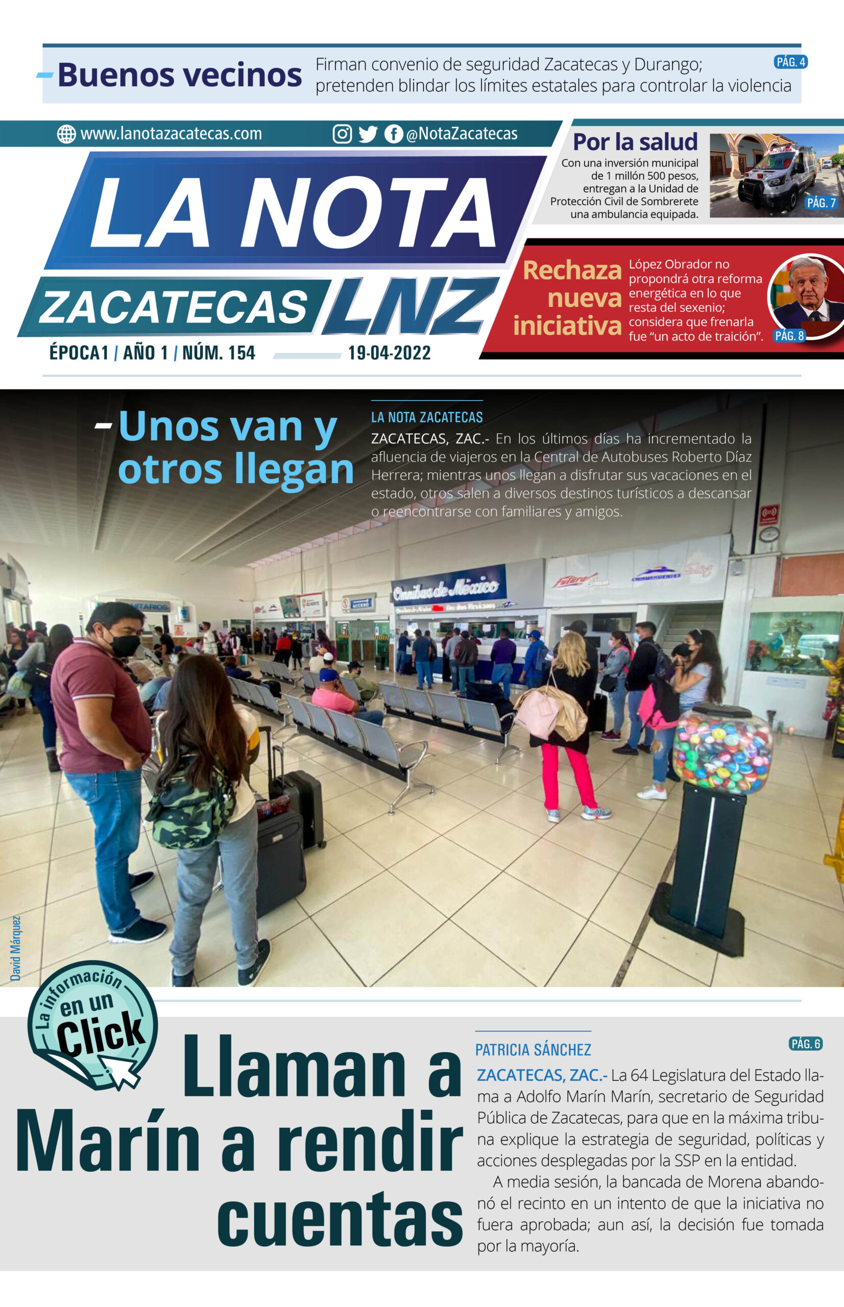 La Nota Zacatecas 19/04/22