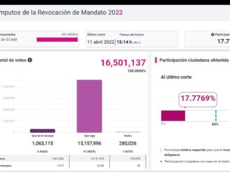 Consulta ciudadana sólo alcanza 18% de participación: INE