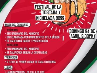 Tendrá Villa de Cos Festival de la Tostada y Michelada 2022