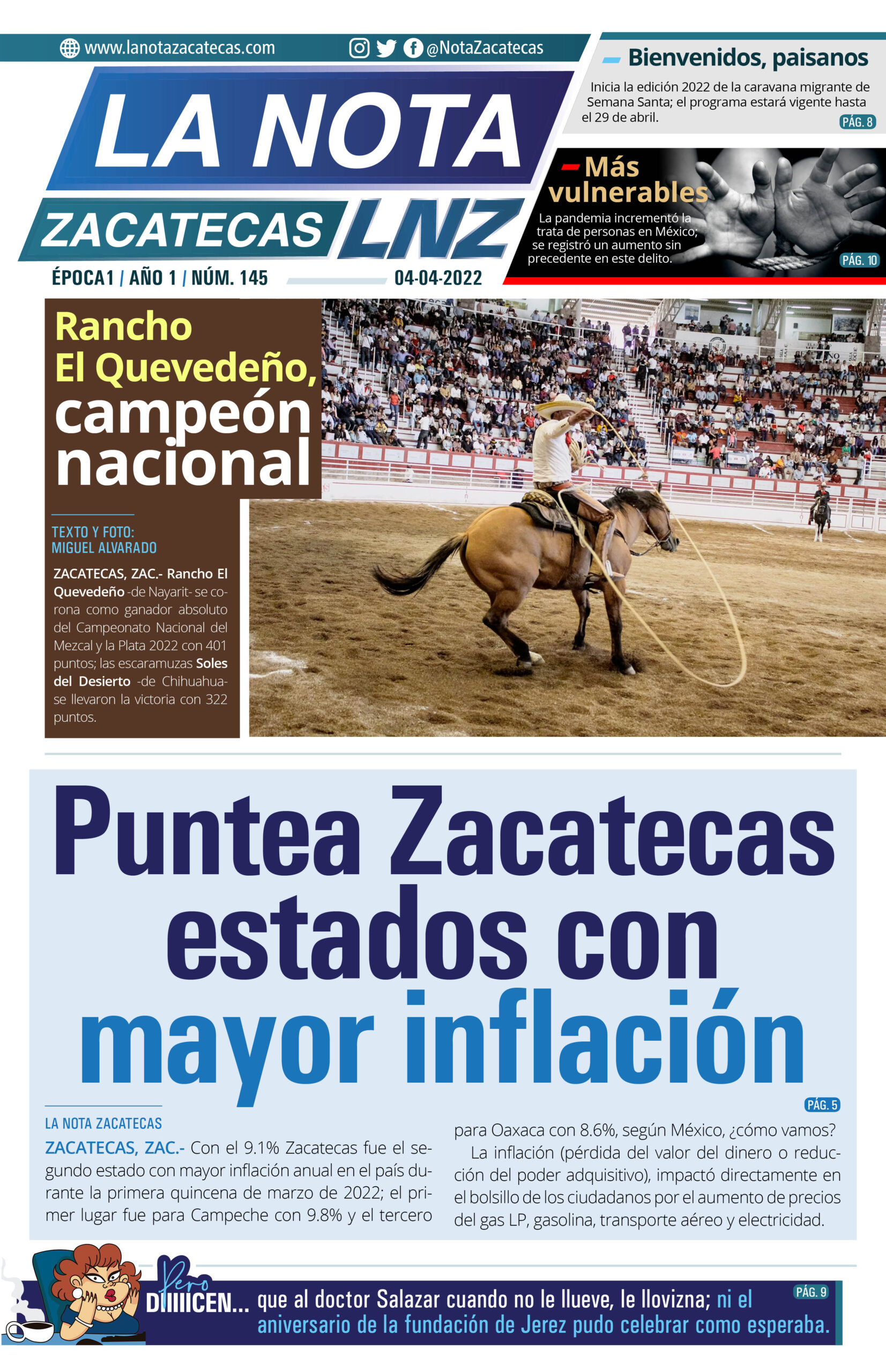 La Nota Zacatecas 4/04/22