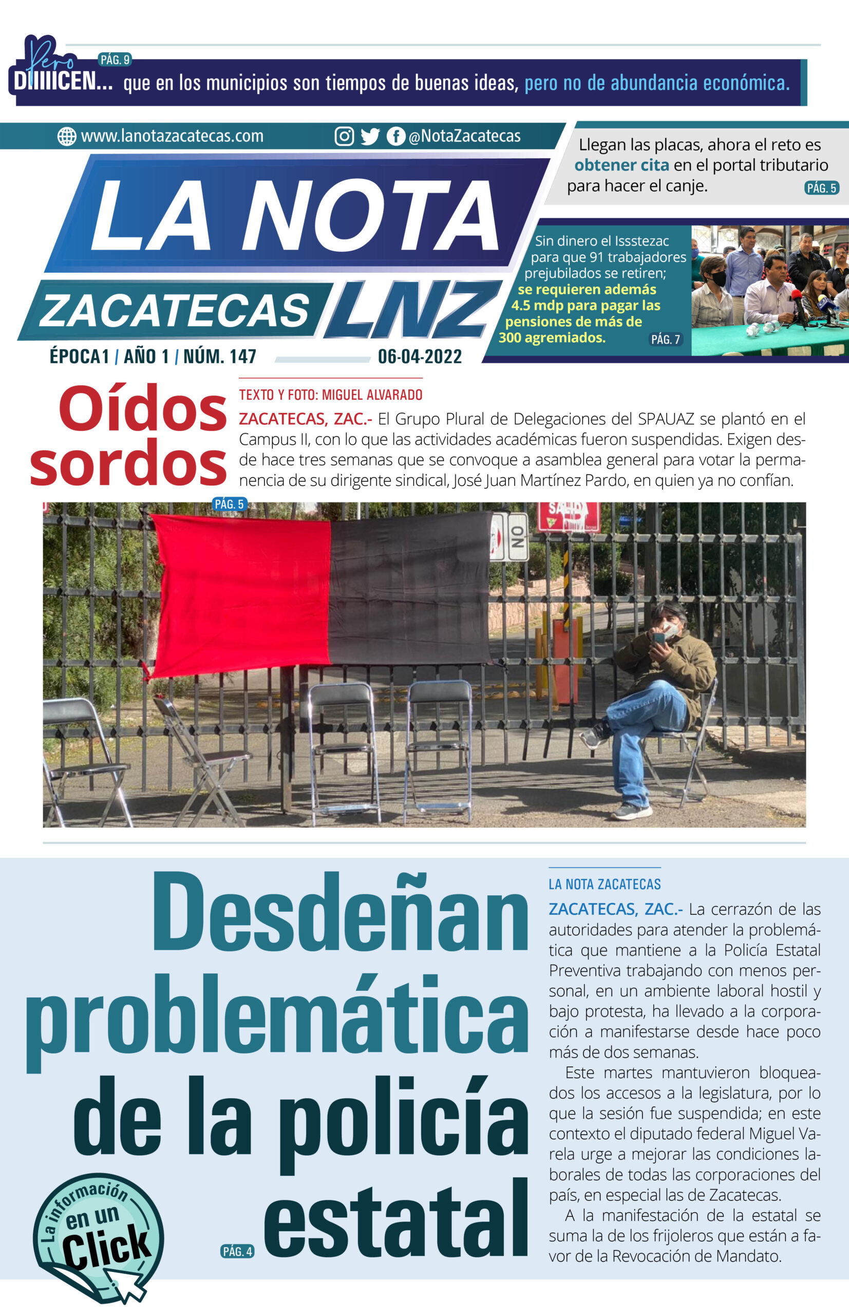 La Nota Zacatecas 6/04/22