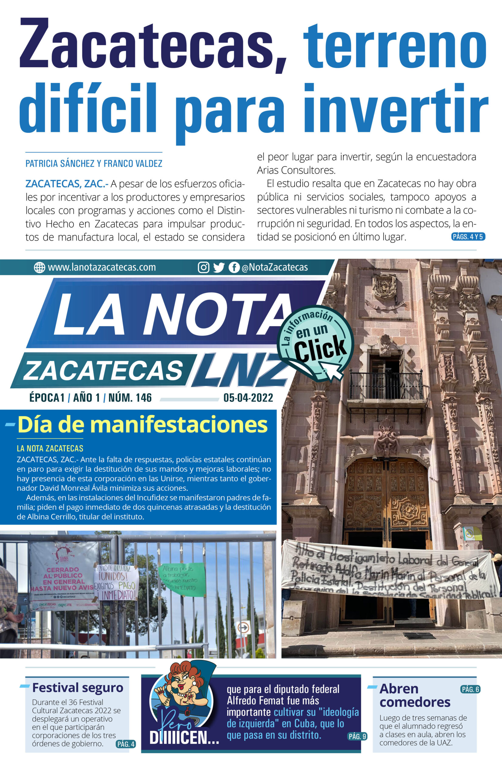 La Nota Zacatecas 5/04/22