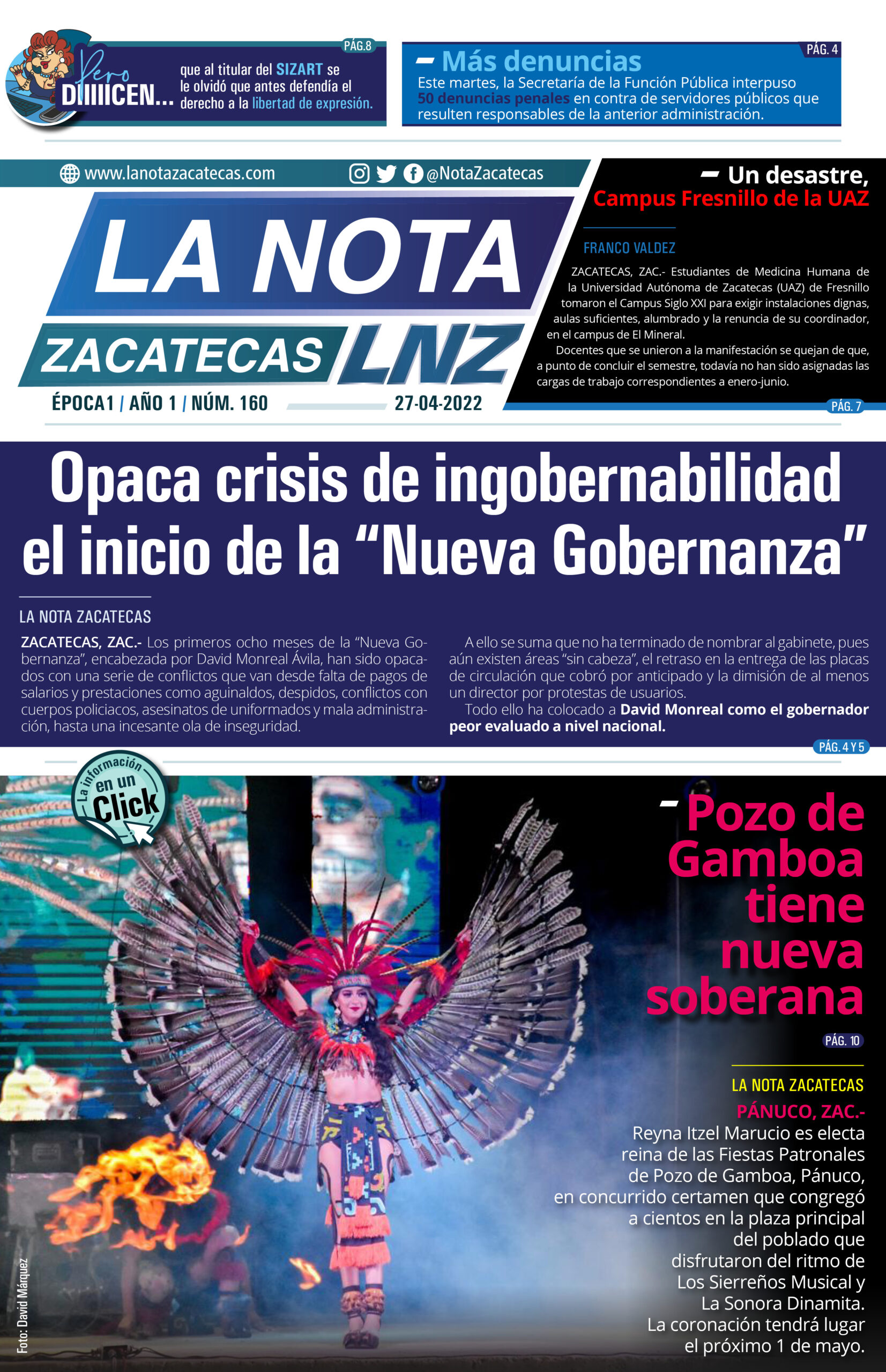 La Nota Zacatecas 27/04/22