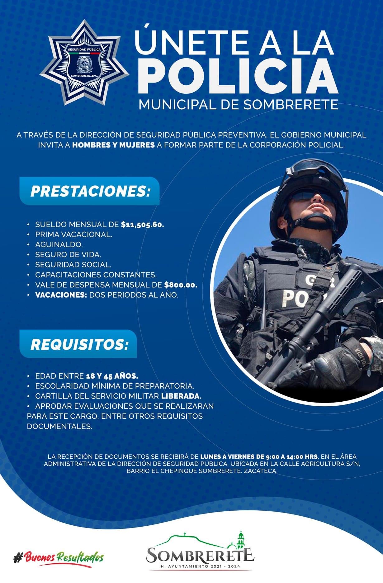 Contratará Sombrerete más policías