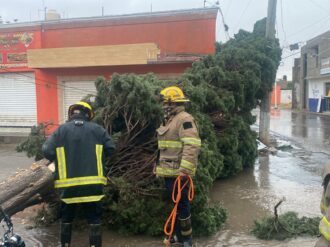 Fuertes lluvias azotan a Río Grande