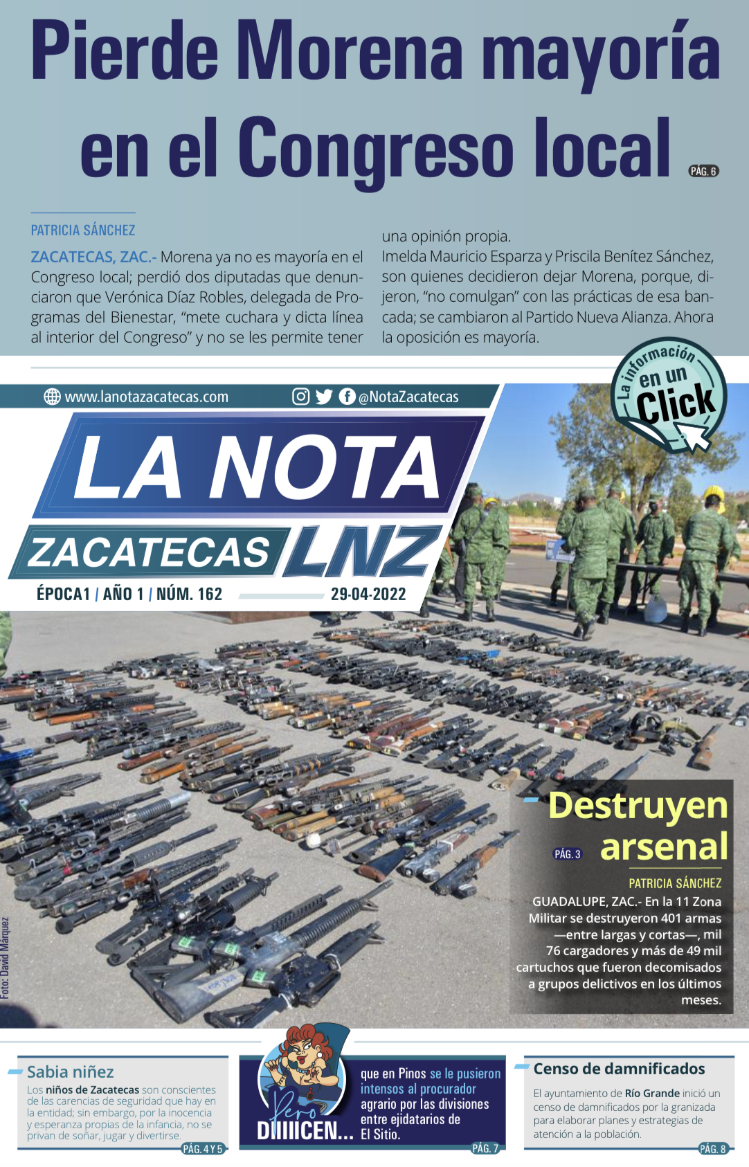 La Nota Zacatecas 29/04/22
