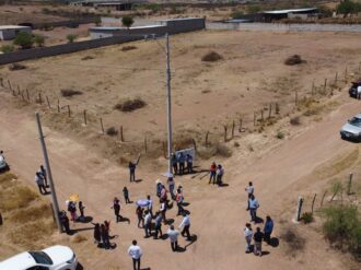 Realizan obras públicas en comunidad de Las Piedras en Río Grande