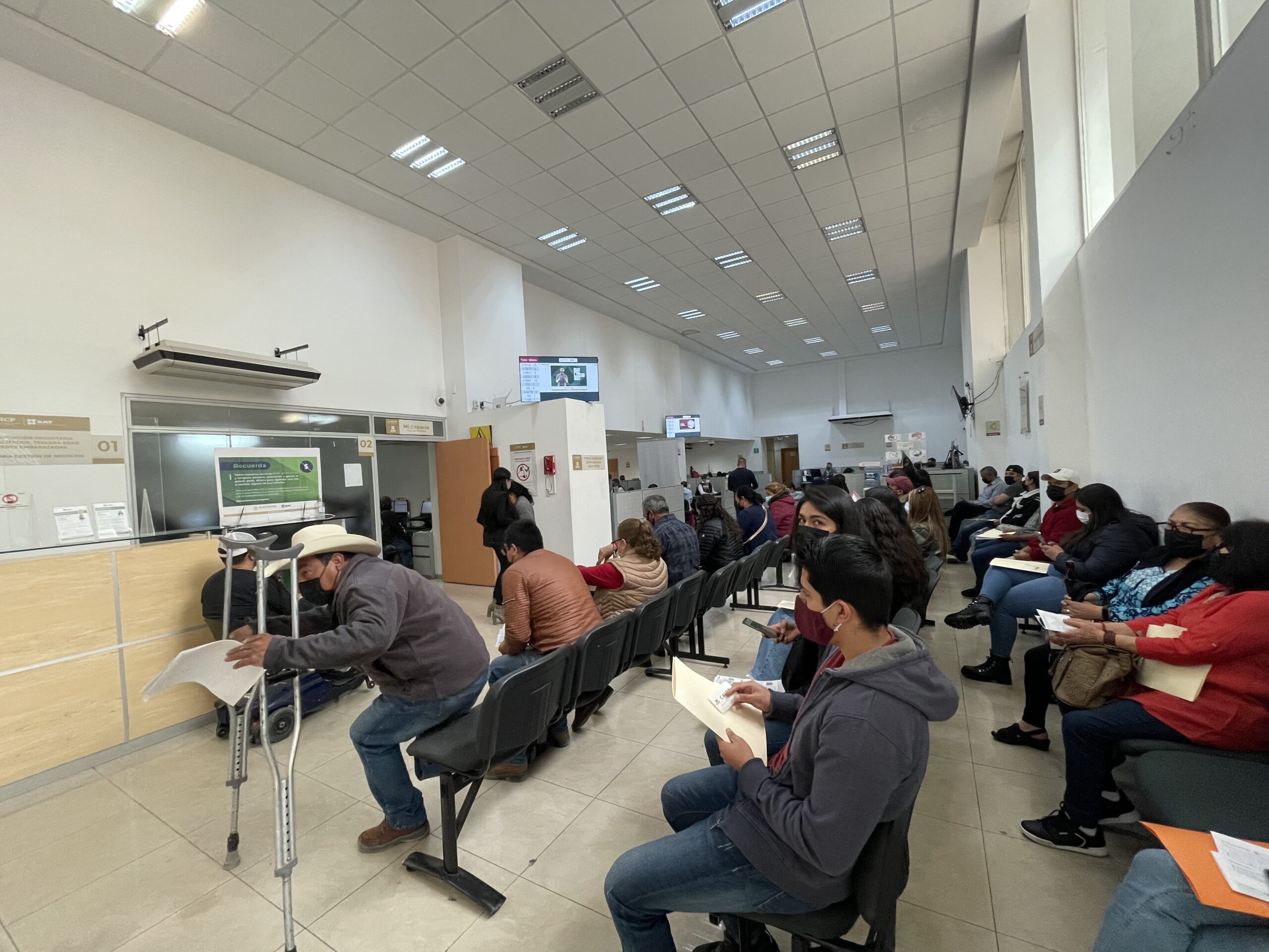 Crece a mil personas por día la afluencia al SAT