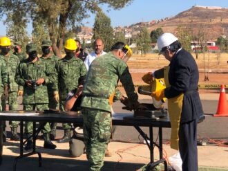 Sedeña destruye armas pertenecientes a grupos delictivos