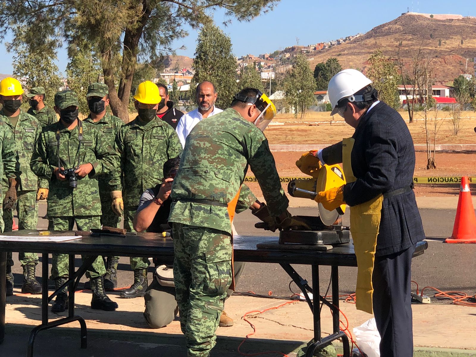 Sedeña destruye armas pertenecientes a grupos delictivos