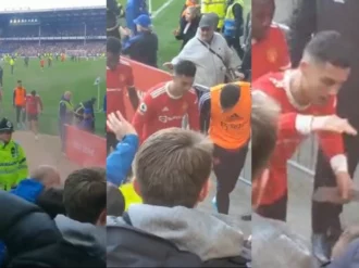 Nuevo video revela el momento en que Cristiano Ronaldo descargó su furia con un aficionado