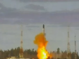 Así es el misil Sarmat de largo alcance con el que Vladimir Putin advierte a los enemigos de Rusia