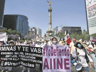 Marchas antirrevocación convocan a no votar