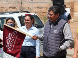 Inician rehabilitación en calle 20 de noviembre en Fresnillo