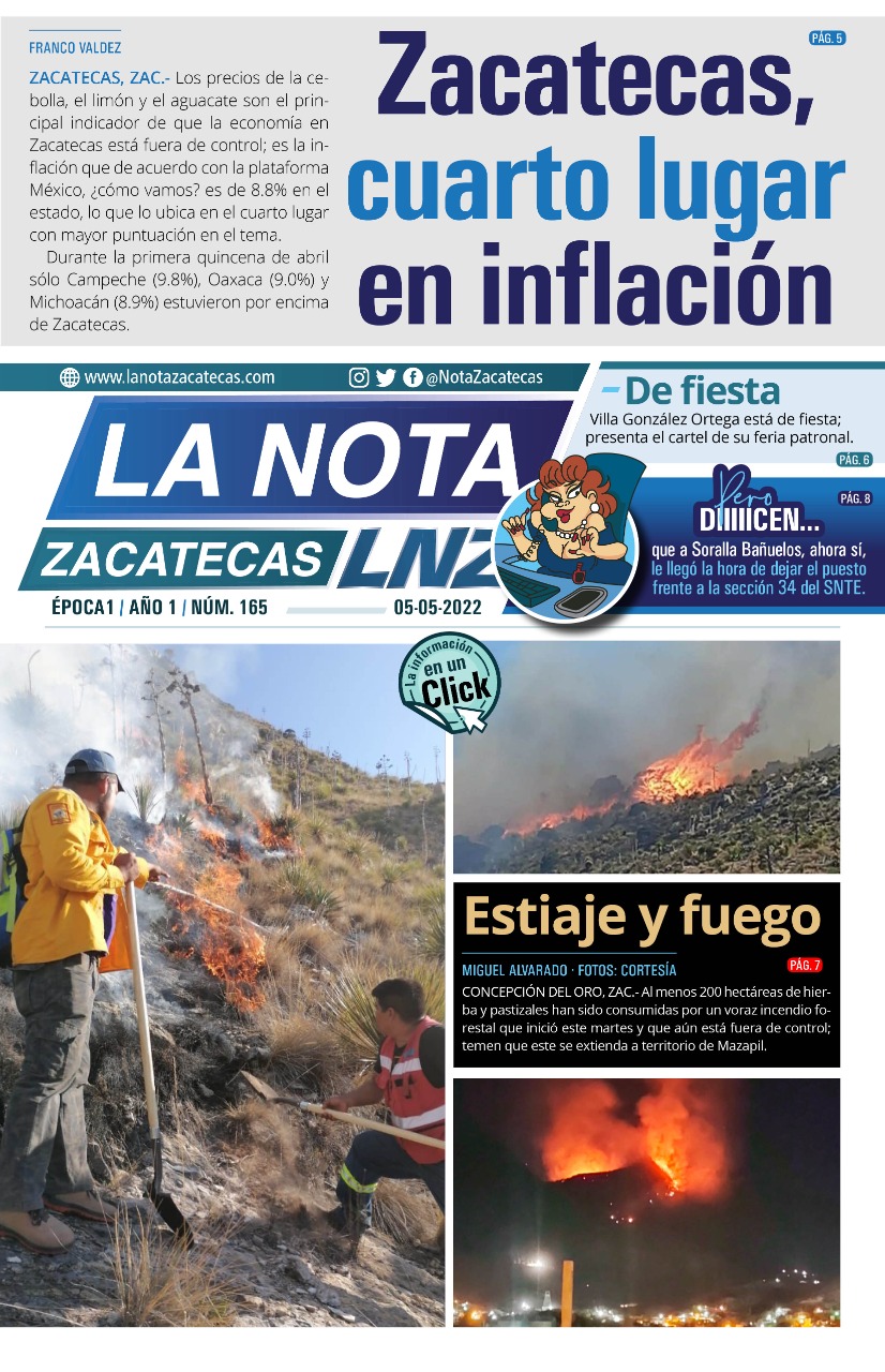 La Nota Zacatecas 5/05/22