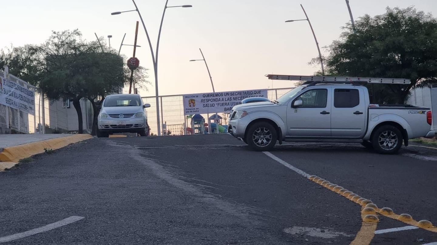 Se manifiesta el SNTSA contra donación de Hospital de la Mujer