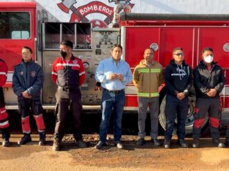 Reconocen a elementos de PC que combatieron el fuego en El Temeroso