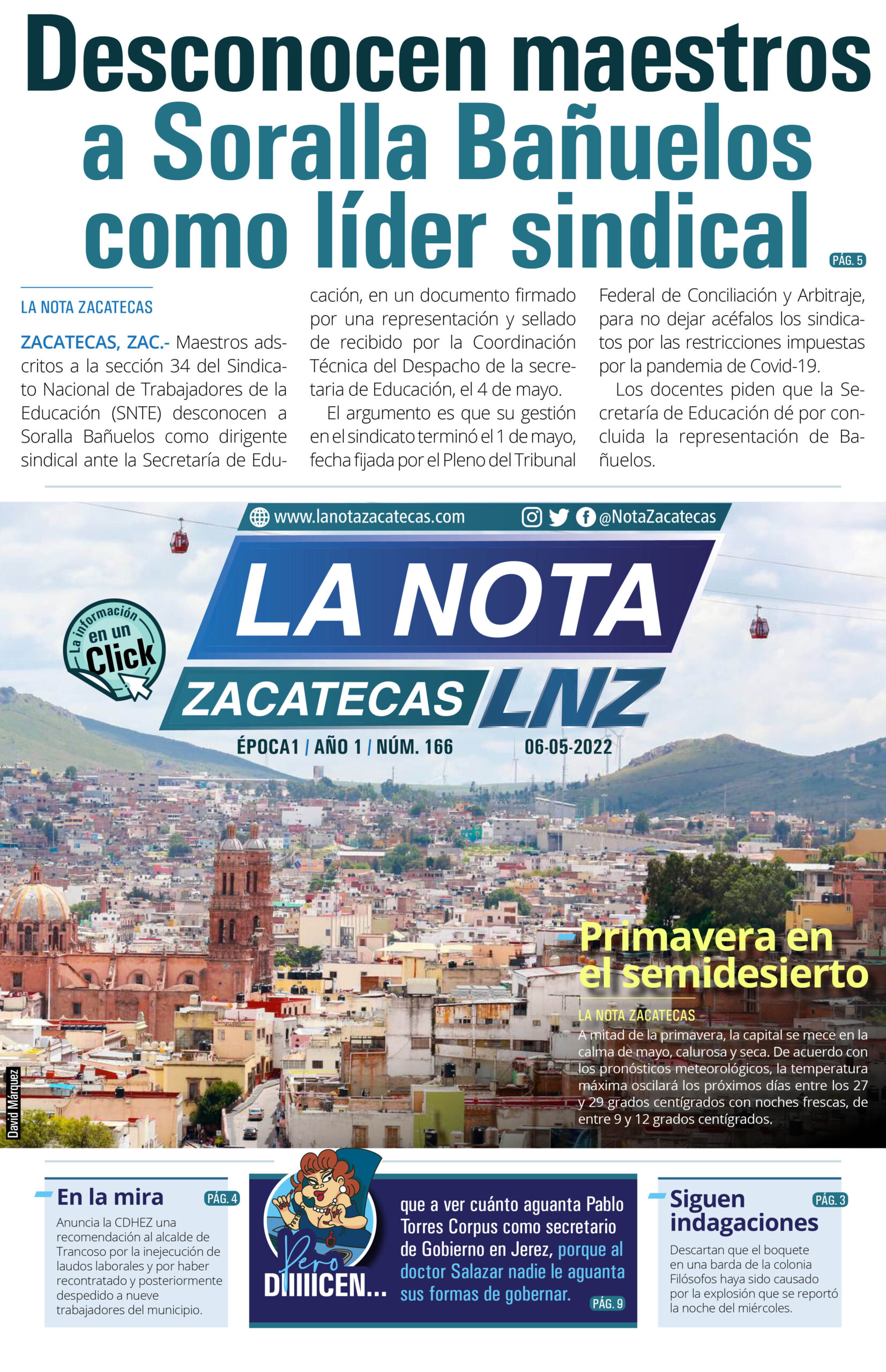 La Nota Zacatecas 6/05/22