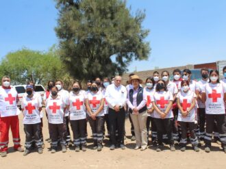 Llevan apoyos alimentarios a Boquillas de Arriba