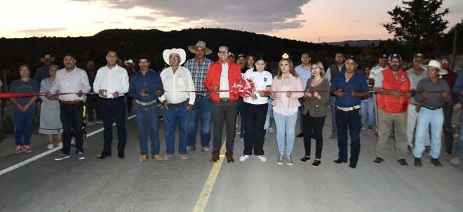 Lista, primera etapa de la pavimentación Ojo de Agua-El Calabazal