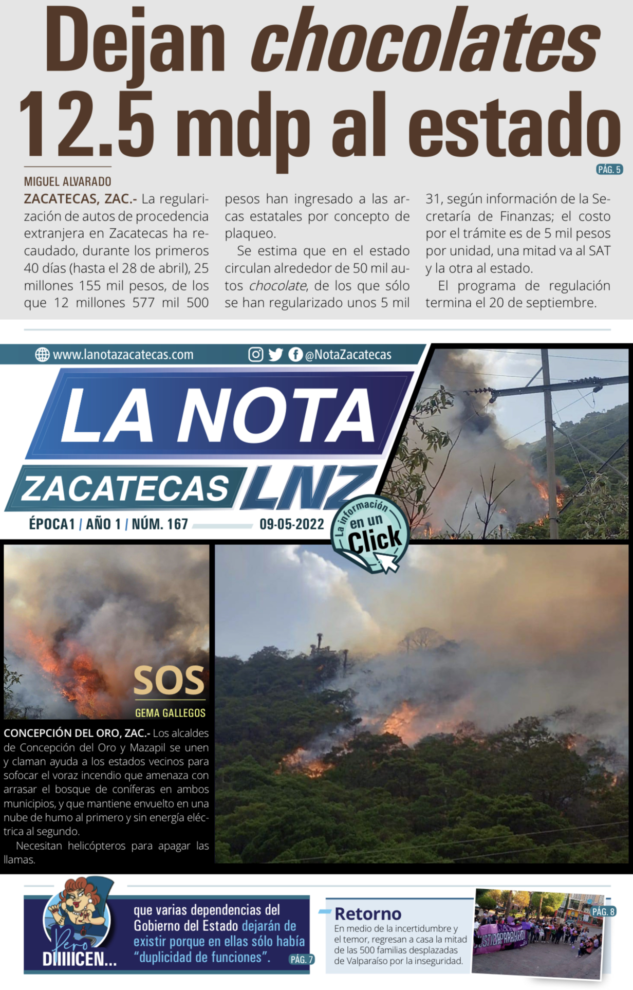 La Nota Zacatecas 9/05/22