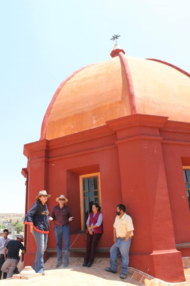 Resguardan cuidado del patrimonio en Pánuco; rehabilitan el templo de San Juan Bautista