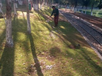 Gobierno de Zacatecas realiza mantenimiento en espacios públicos y vialidades