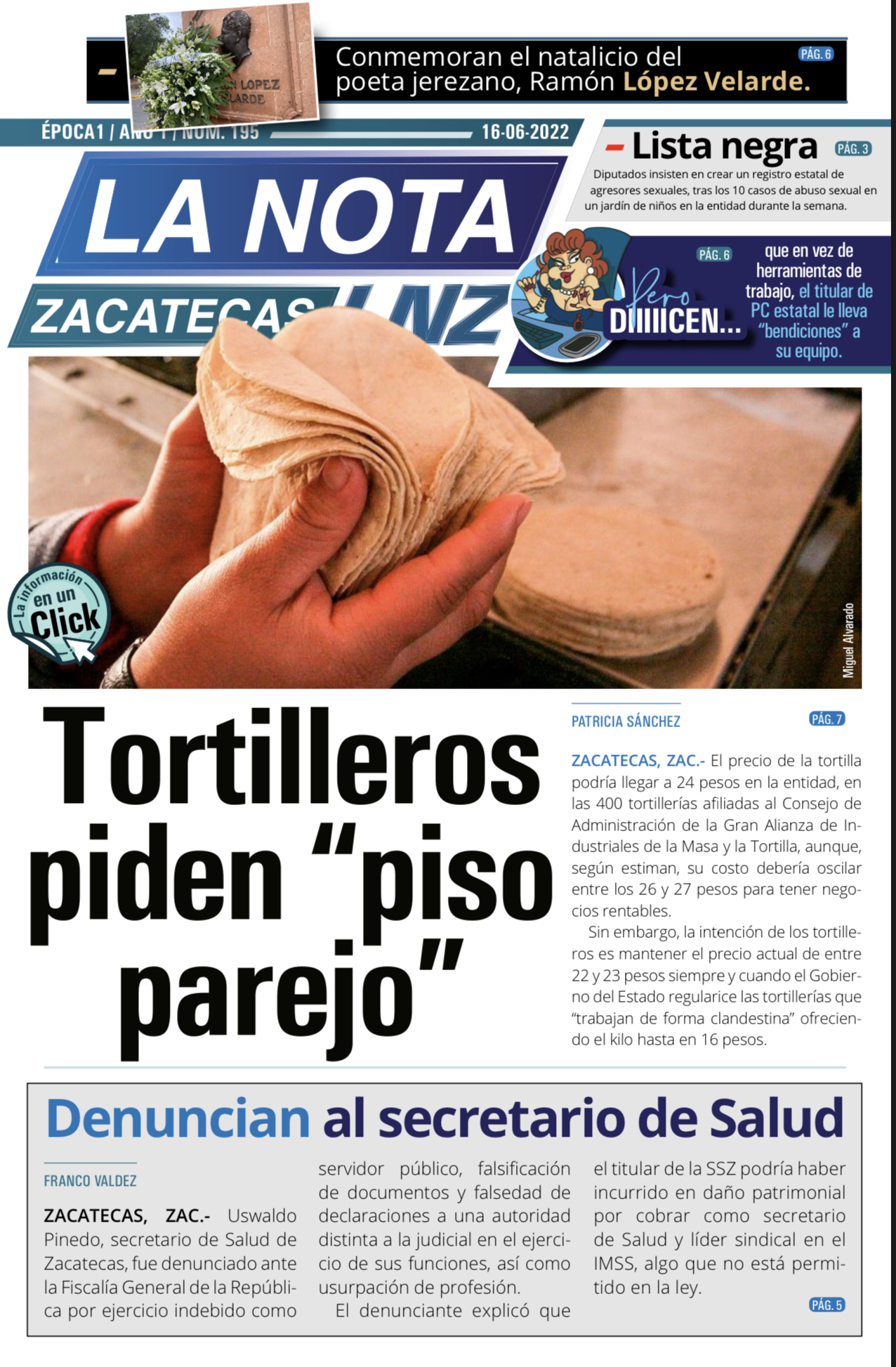 La Nota Zacatecas 16/06/22