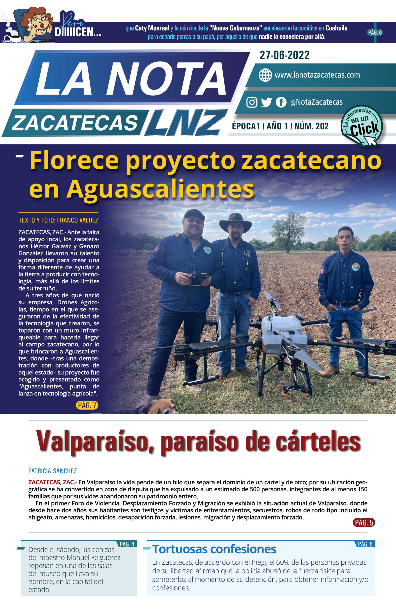 La Nota Zacatecas 27/06/22
