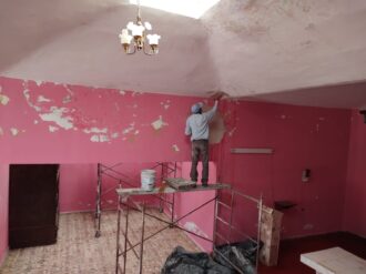 Rehabilitan centro religioso en Pánuco