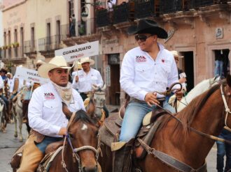 Incidente durante cabalgata por aniversario de la Toma de Zacatecas